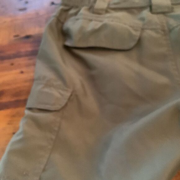 Utex Canada Army Olive Green Convertible Quick Dry Hiking Pants Sz L - Picture 8 of 8